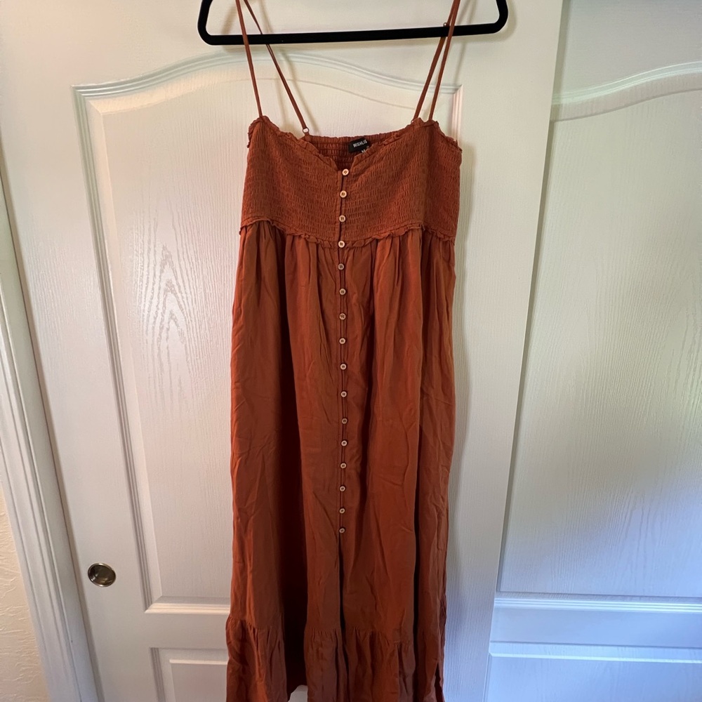 Women's Rust Maxi Dress